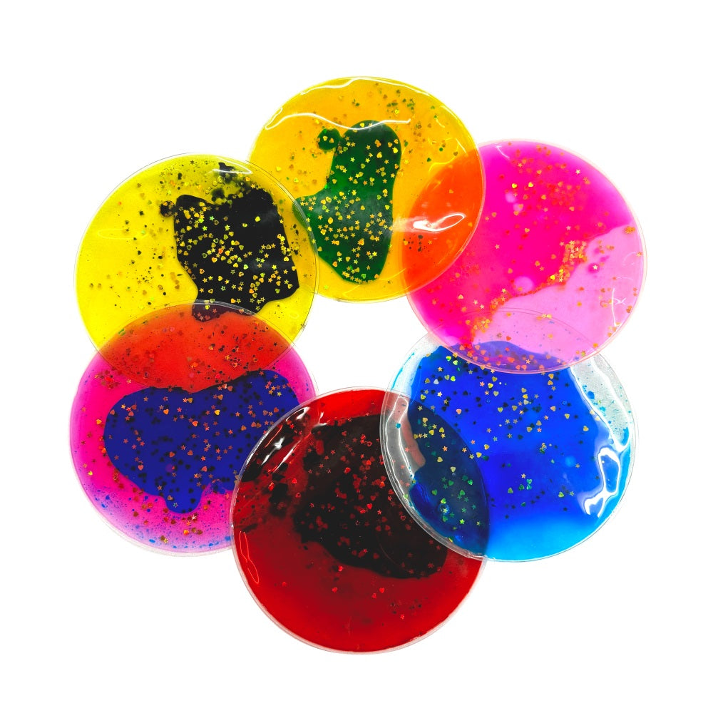 Liquid sensory toy - Round