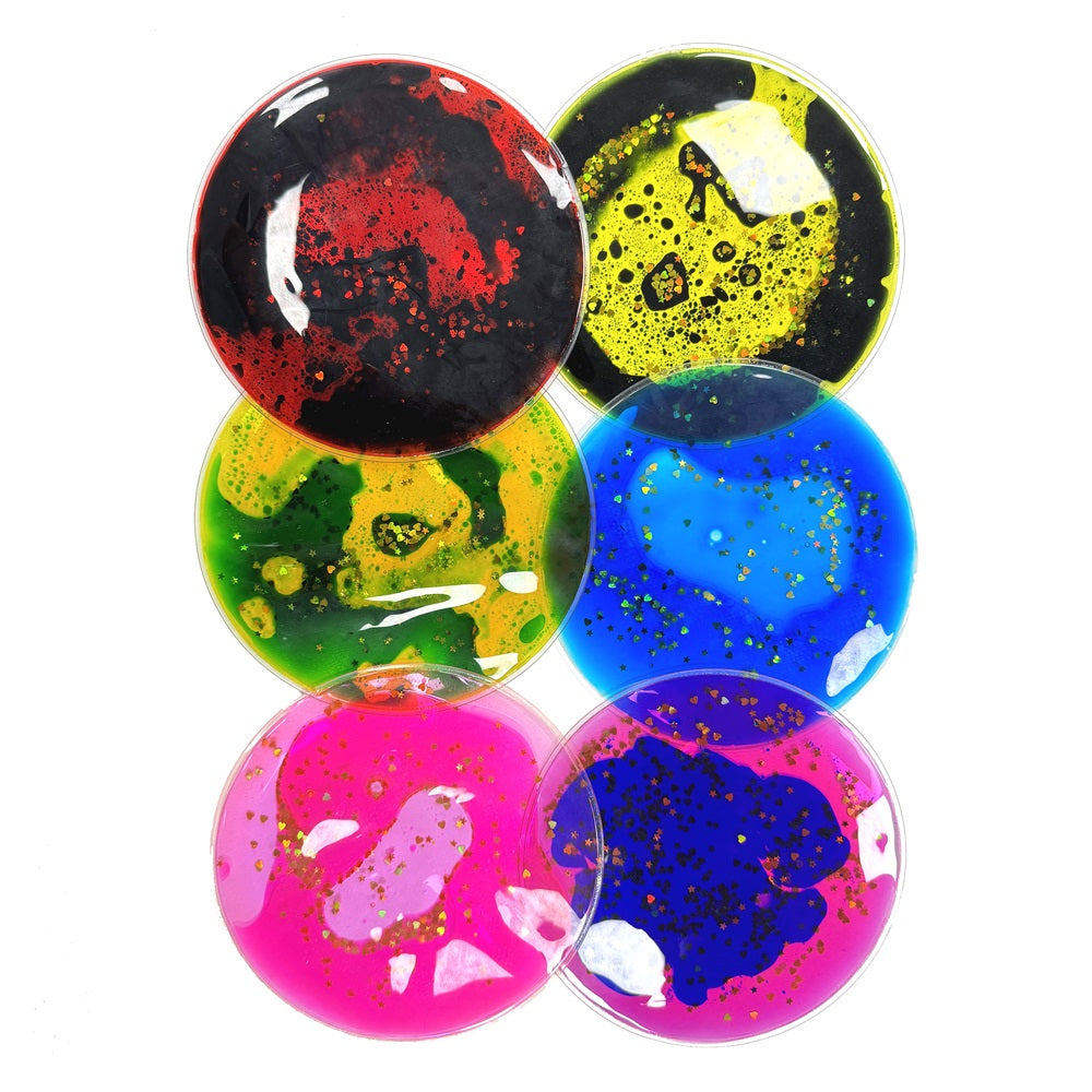 Liquid sensory toy - Round
