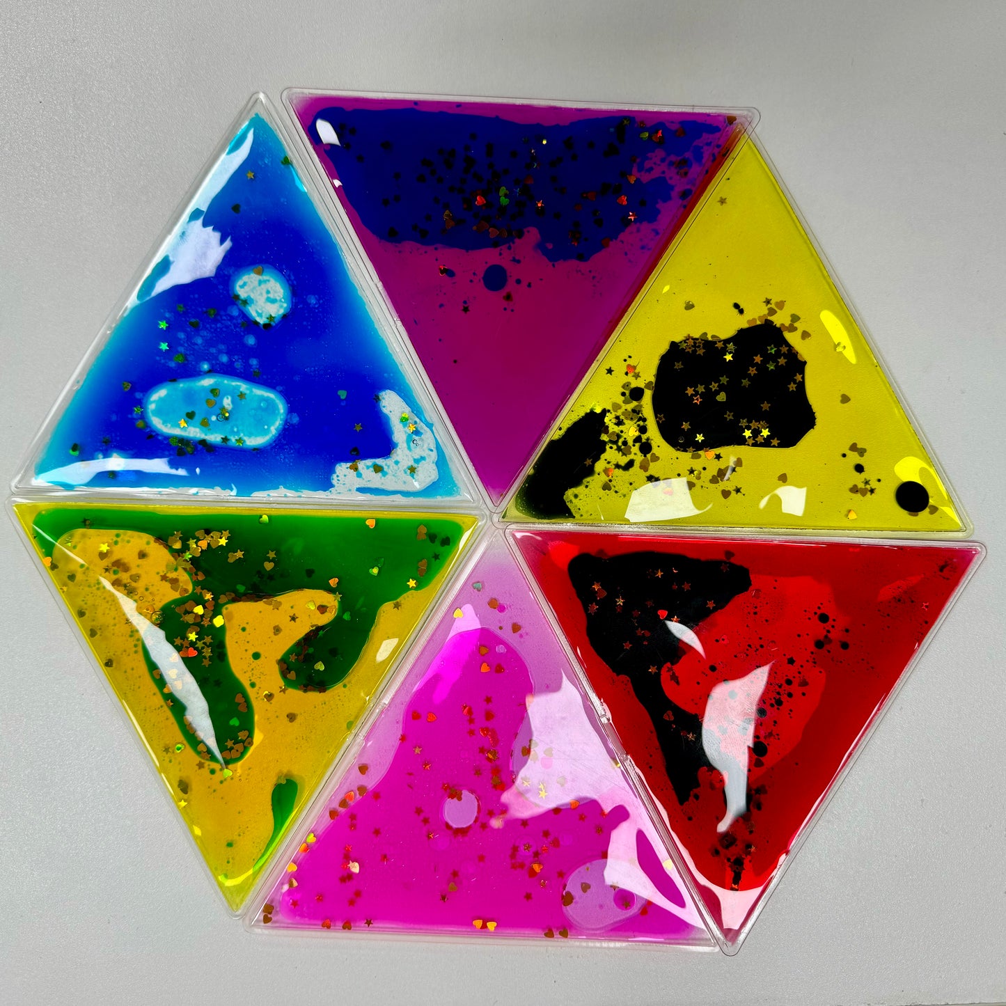 Liquid sensory toy - Triangle