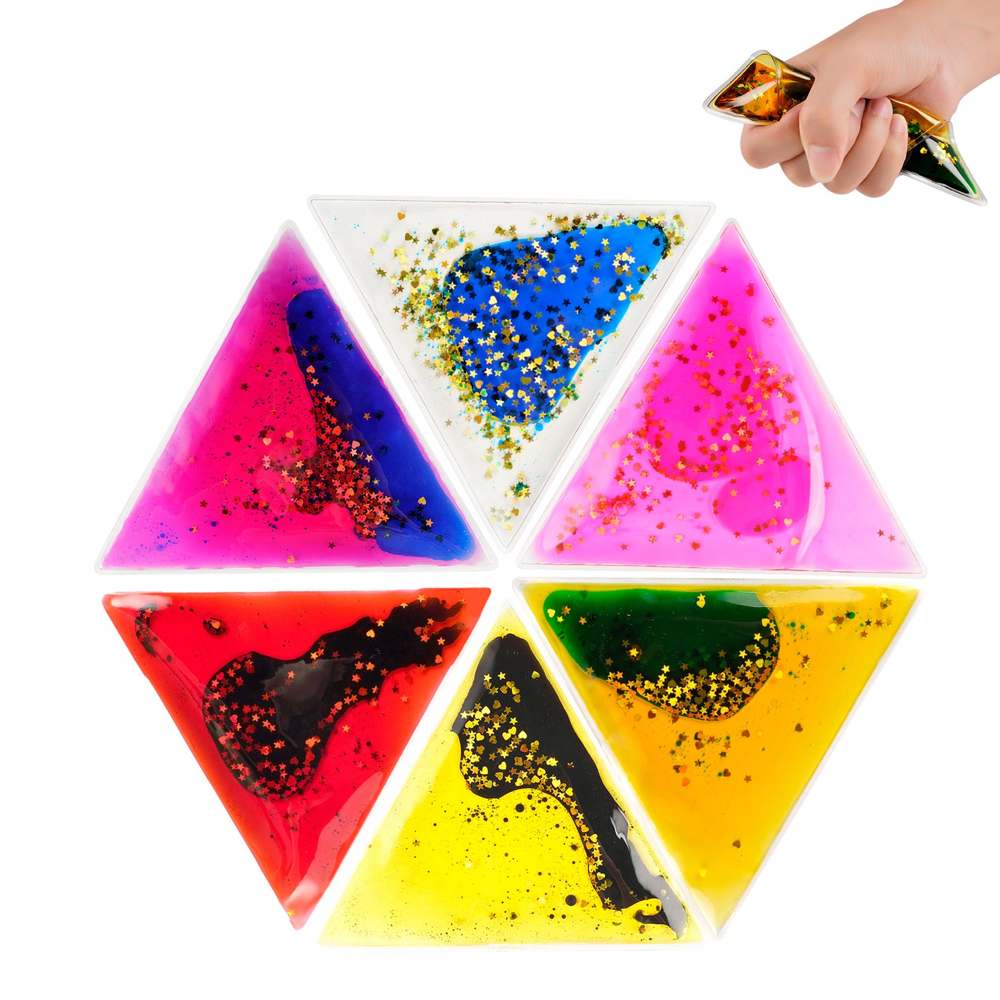 Liquid sensory toy - Triangle