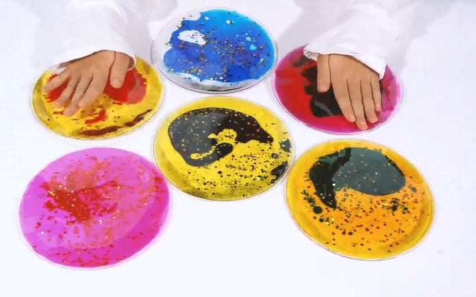 Liquid sensory toy - Round