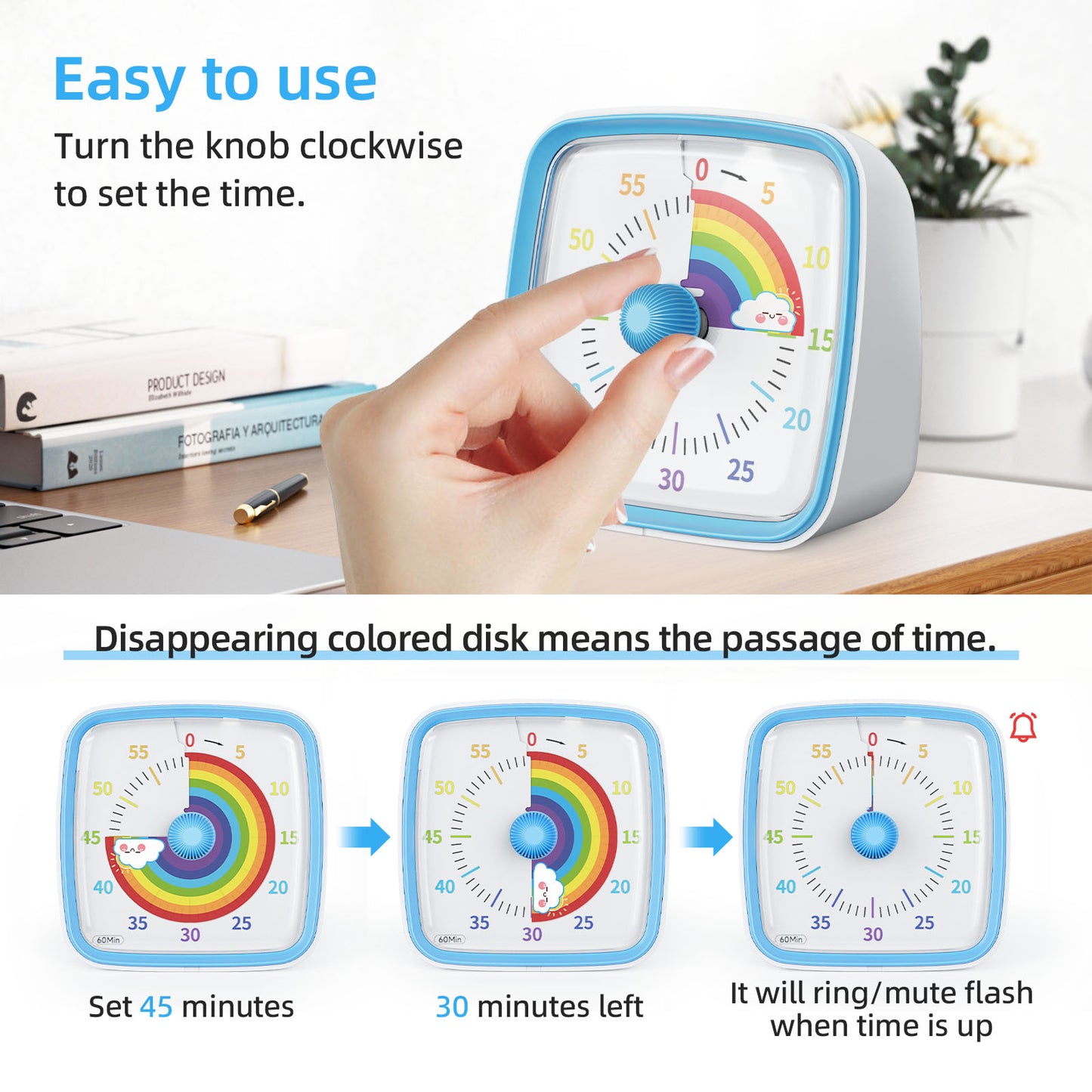 Rainbow countdown Timer