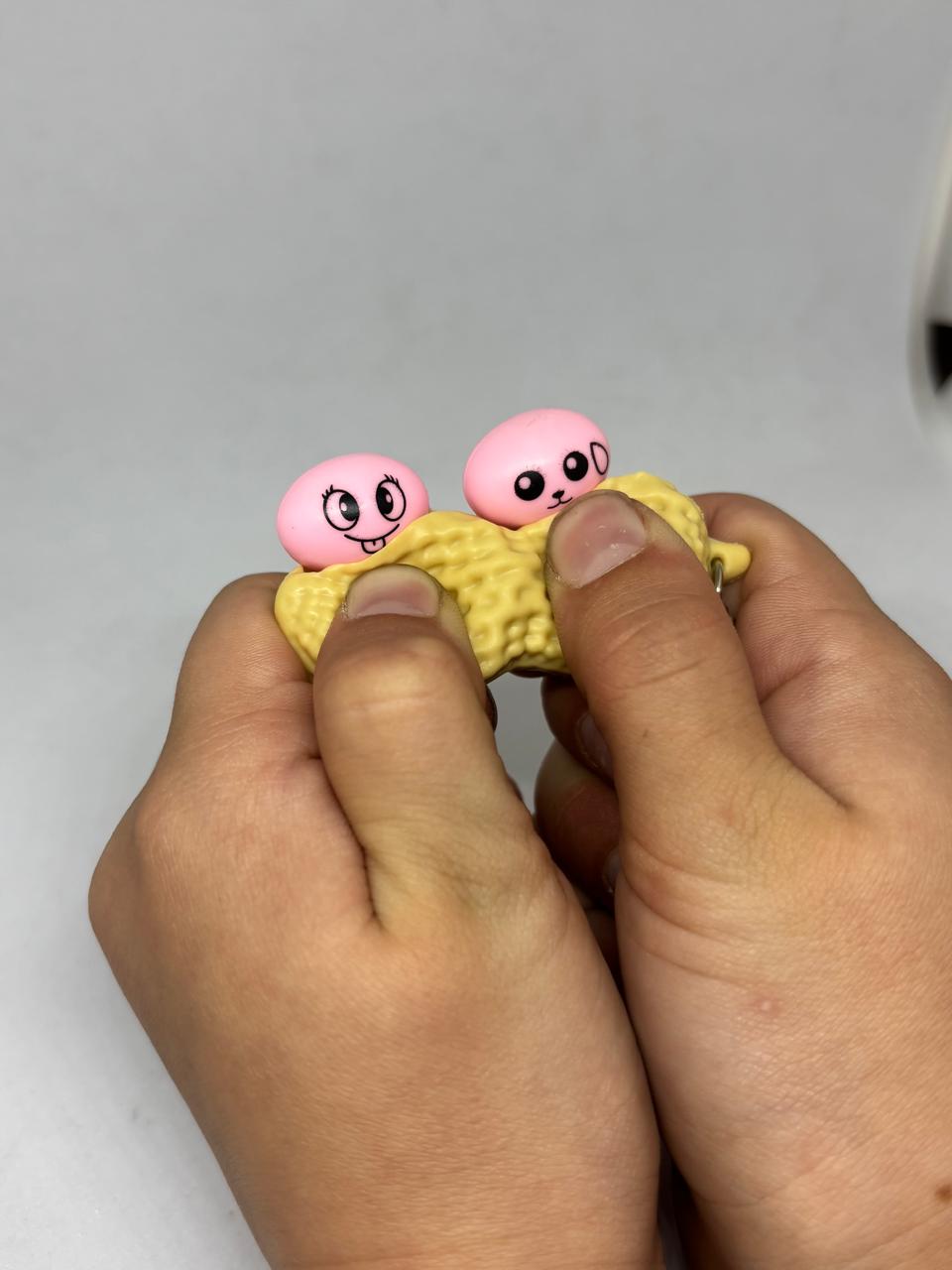 Peanut fidget keychain