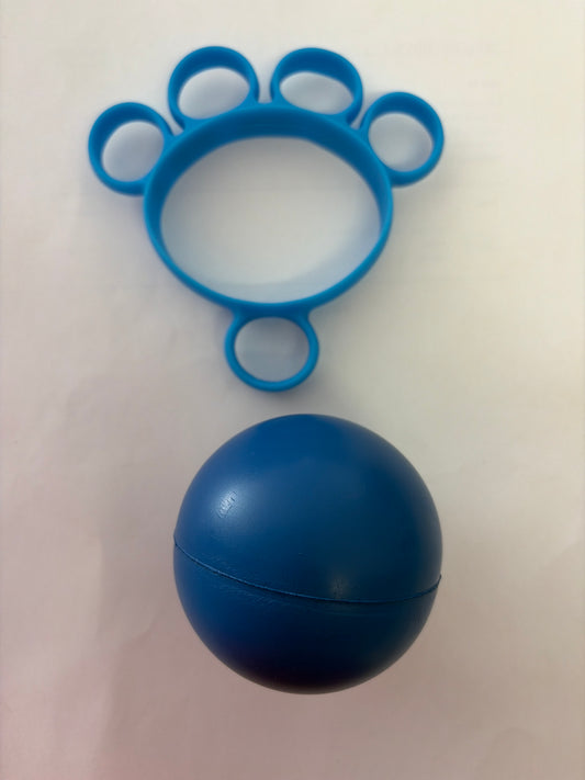 Soft fidget ball with silicone grip