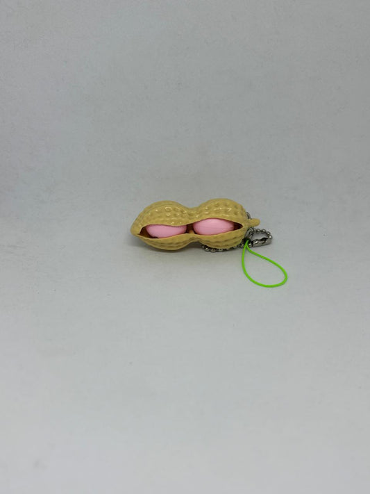 Peanut fidget keychain