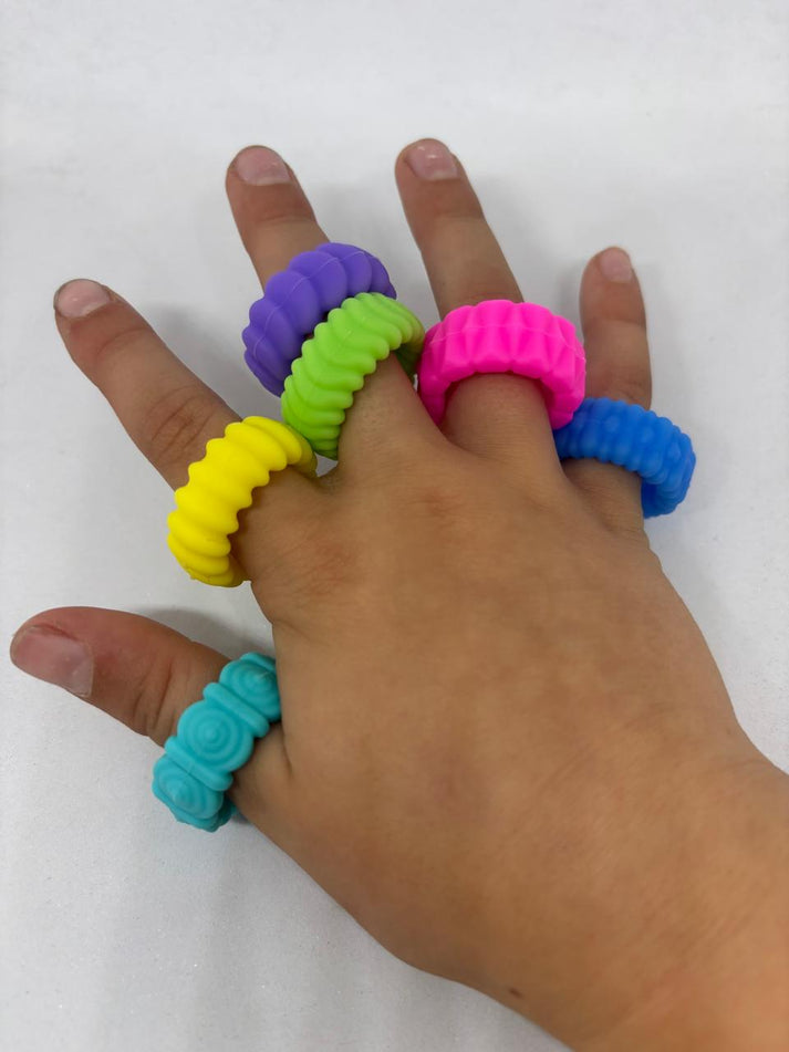 Small Rings Fidget Fidget Rings (set of 6) – Neurotoys.co.za