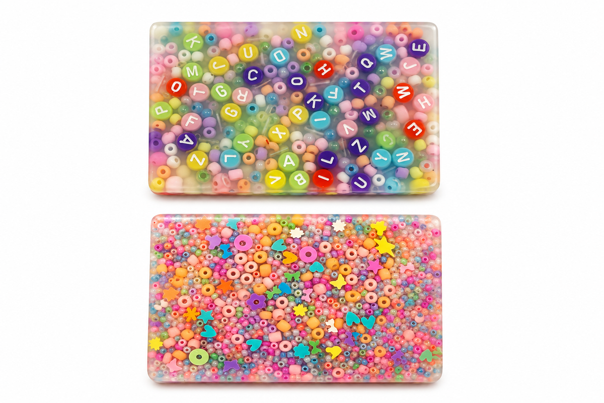 Sensory Picking Rectangles with Beads